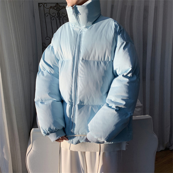 Vastag téli kabát cipzárral - különböző színekben