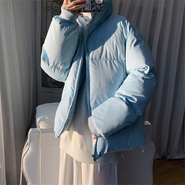 Vastag téli kabát cipzárral - különböző színekben