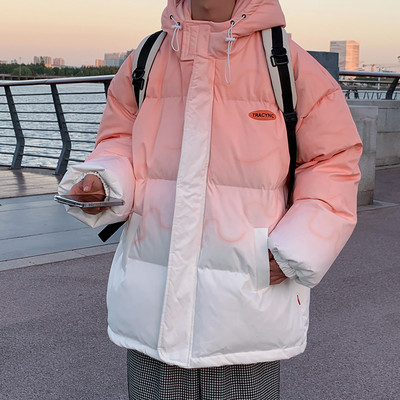 Muška jakna sa kapuljačom pogodna za zimu