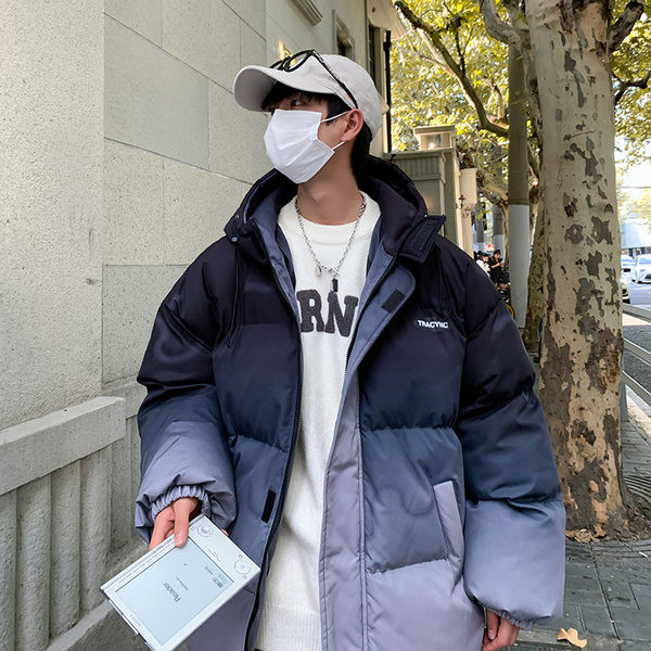 Muška jakna sa kapuljačom pogodna za zimu