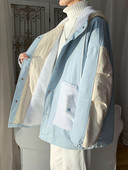 Férfi kabát gombokkal - széles modell