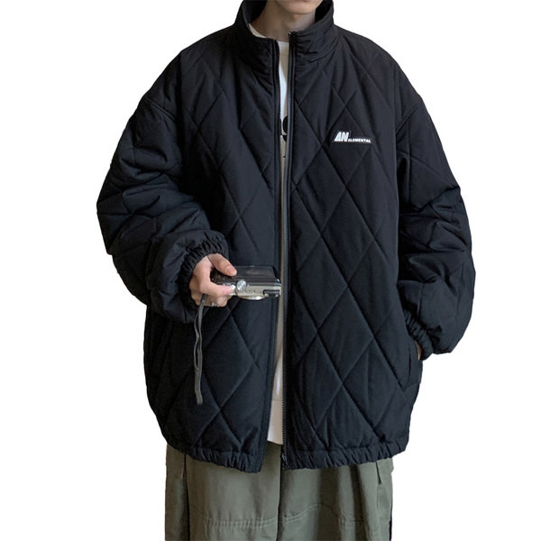 Férfi téli kabát magas gallérral - három színben