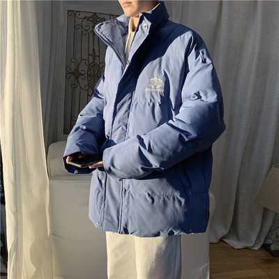 Talveks sobiv kõrge kaelusega lai meeste jope