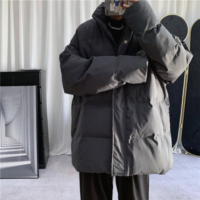 Talveks sobiv kõrge kaelusega lai meeste jope