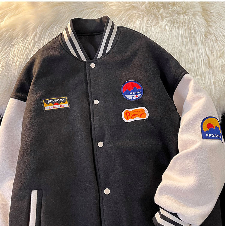 Muška ležerna jakna slim modela s vezom i gumbima