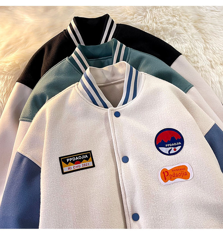 Muška ležerna jakna slim modela s vezom i gumbima