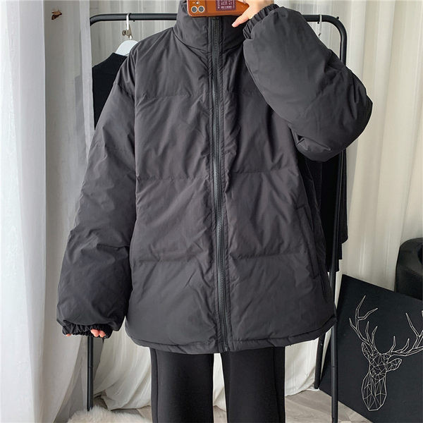 Férfi széles kabát magas gallérral - több színben