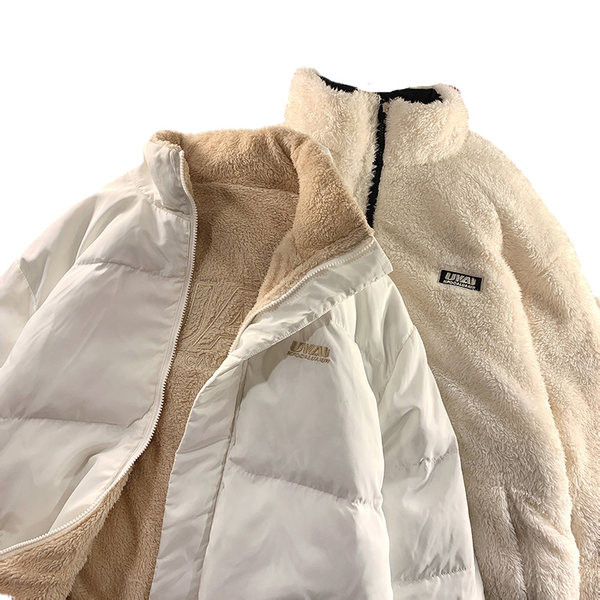 Téli férfi kabát két arccal - három színben