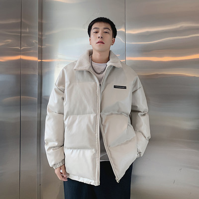 Muška zimska jakna od eko kože