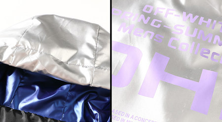 Alkalmi férfi kabát feliratokkal és kapucnival