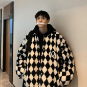 Modern férfi kabát gombokkal