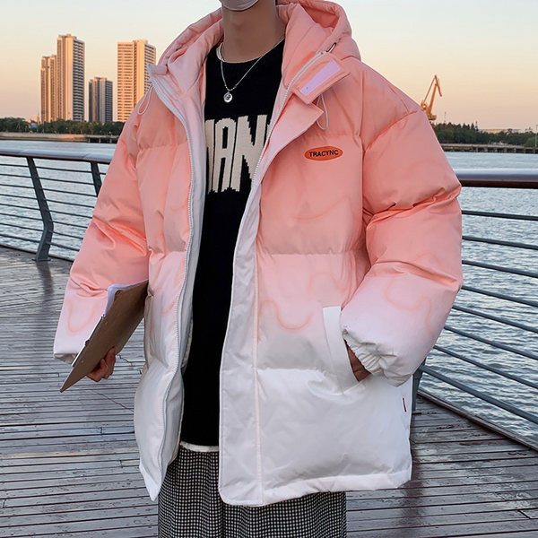 Férfi téli melegítő irizáló színekben