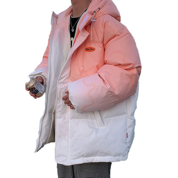 Férfi téli melegítő irizáló színekben