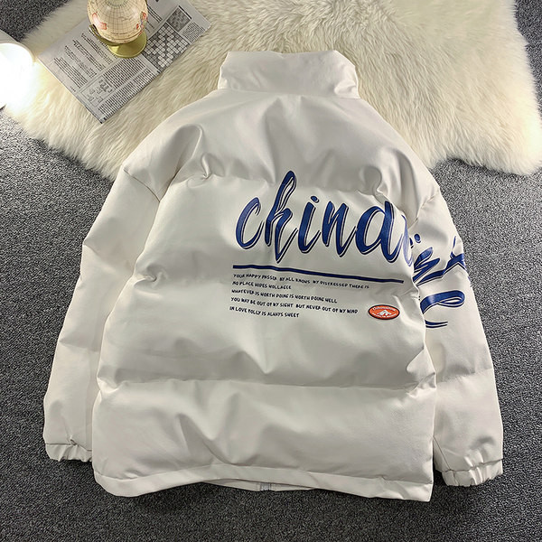 Meeste talvenahk jakk ökonahast kirjadega