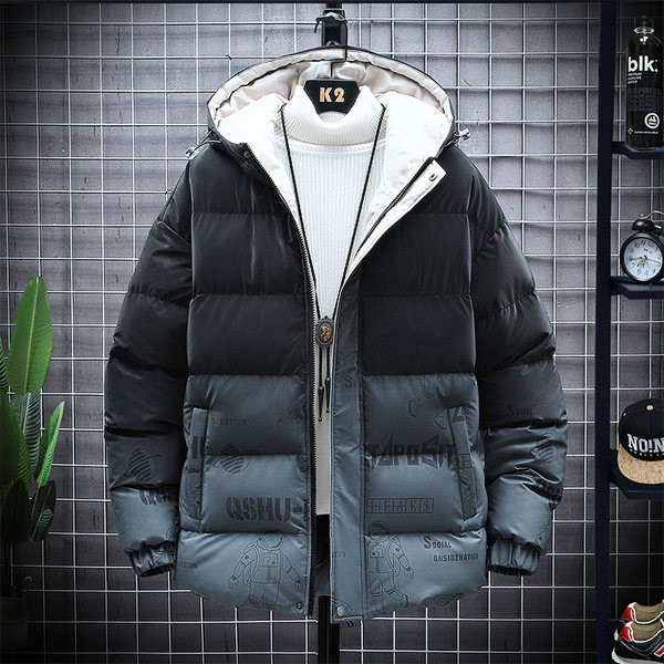 Meeste talvejope luku ja kapuutsiga - mitut värvi