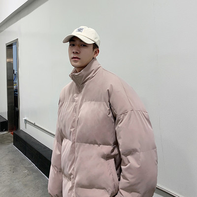 Χειμερινό ανδρικό μπουφάν με φερμουάρ - φαρδύ μοντέλο