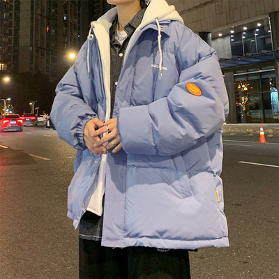 Meeste jope lai tavaline kapuutsiga mudel