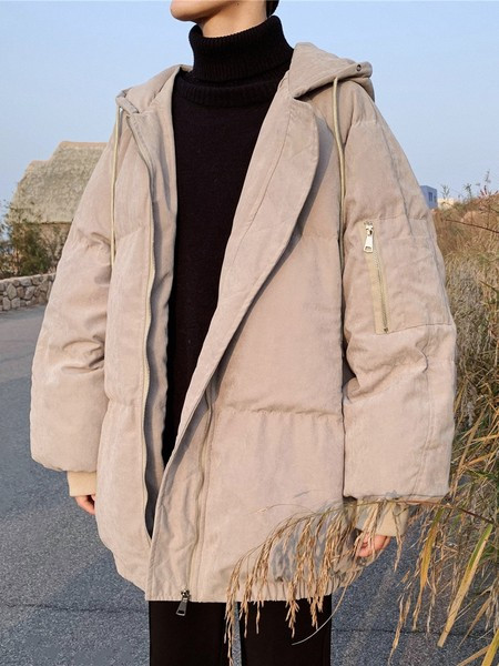 Új modell férfi téli kabát kapucnival több színben