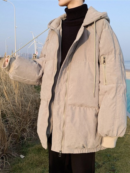 Új modell férfi téli kabát kapucnival több színben