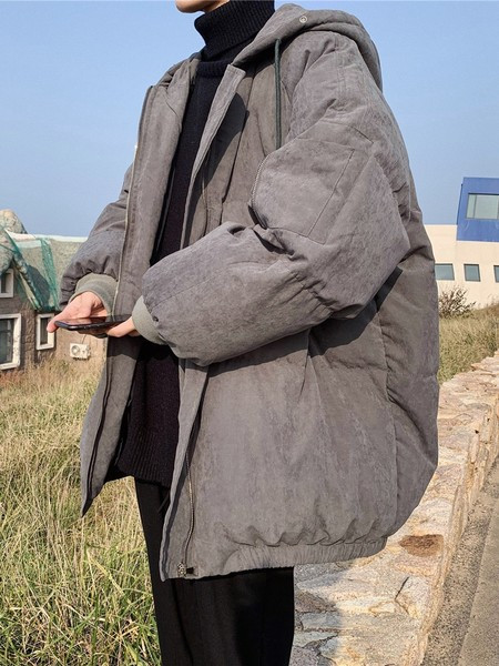 Új modell férfi téli kabát kapucnival több színben