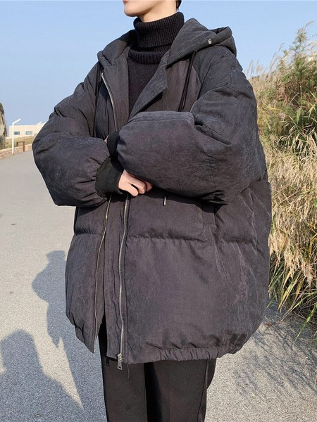 Új modell férfi téli kabát kapucnival több színben