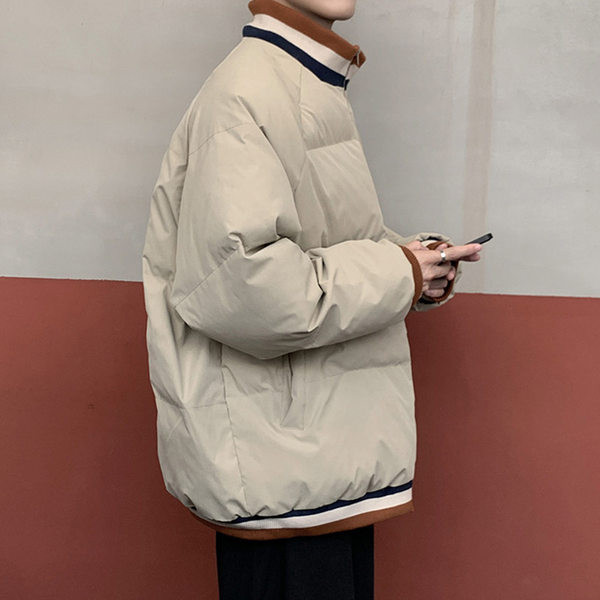 Alkalmi férfi dzseki széles modell cipzárral