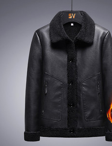 Férfi téli kabát meleg béléssel - két színben