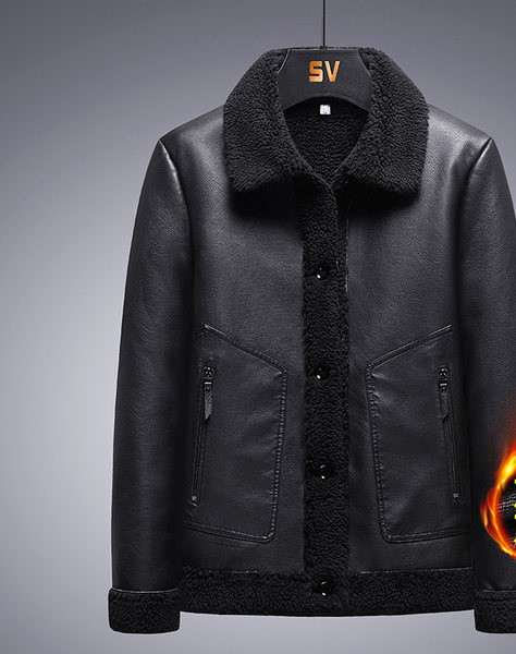 Férfi téli kabát meleg béléssel - két színben