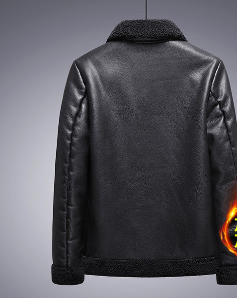 Férfi téli kabát meleg béléssel - két színben