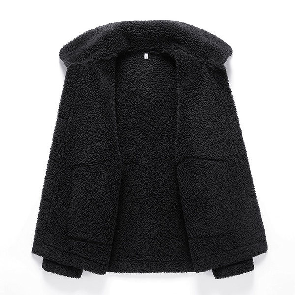 Férfi téli kabát meleg béléssel - két színben