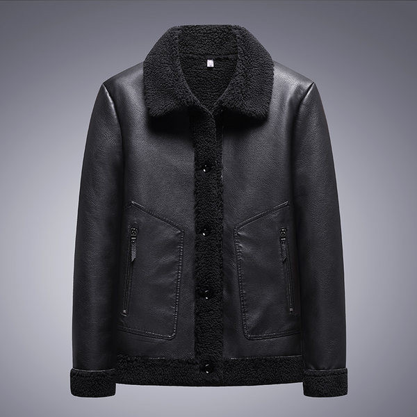 Férfi téli kabát meleg béléssel - két színben