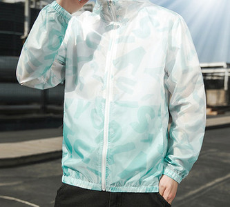 Ανδρικό ανοιξιάτικο μπουφάν με φερμουάρ - τρία χρώματα