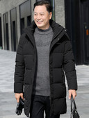 Pika mudeli nööpidega meeste jope