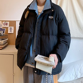 Férfi téli kabát felirattal