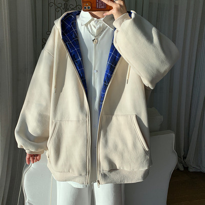 Mindennapi férfi kabát zsebbel - három színben