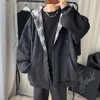 Mindennapi férfi kabát zsebbel - három színben