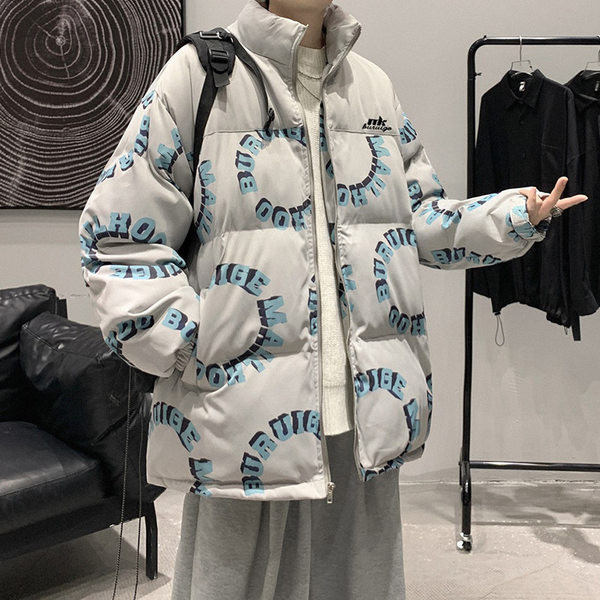 Dnevna muška zimska jakna sa visokim ovratnikom