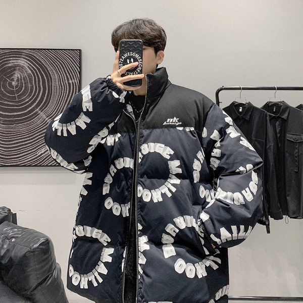 Dnevna muška zimska jakna sa visokim ovratnikom