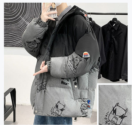 Férfi kabát zsebbel - többféle színben