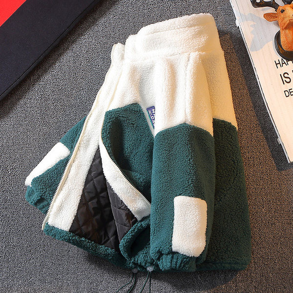 Polar kabát fiúknak cipzárral és zsebekkel