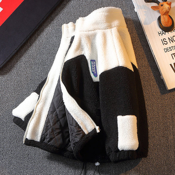 Polar kabát fiúknak cipzárral és zsebekkel