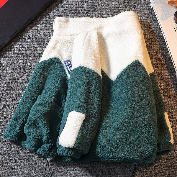 Polar kabát fiúknak cipzárral és zsebekkel