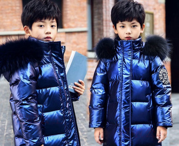 Νέο μοντέλο παιδικό μπουφάν με πούπουλα στην κουκούλα