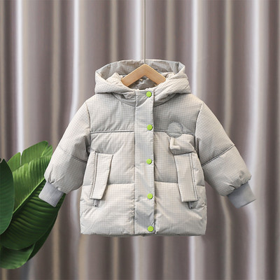 Téli gyerekkabát kapucnival fiúknak - három színben