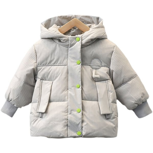 Téli gyerekkabát kapucnival fiúknak - három színben