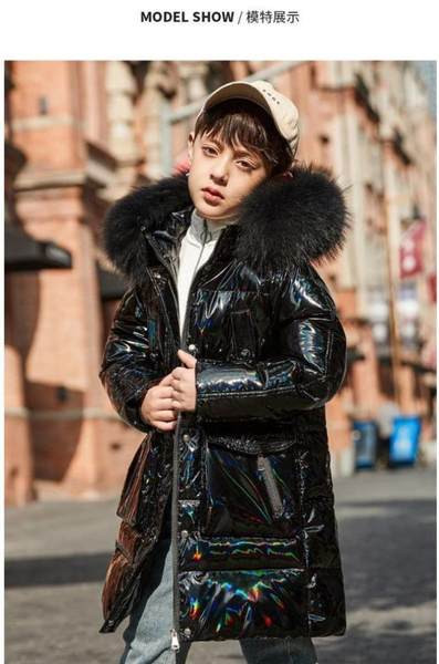 Moodne udusulgedega kapuutsiga laste soojendaja poistele