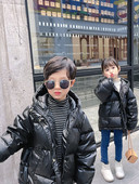 Alkalmi gyerekkabát kapucnival