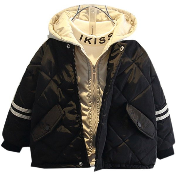 Tepitud efektiga laste jope poistele