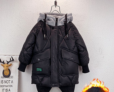 Igapäevane kapuutsiga ja taskutega laste jope - poistele