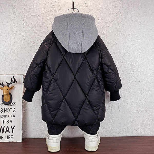 Igapäevane kapuutsiga ja taskutega laste jope - poistele